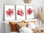 Wallity Huhu216 Cuadro Decorativo Enmarcado en MDF (3 Piezas) 50 x 70 cm